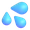 sweat droplets